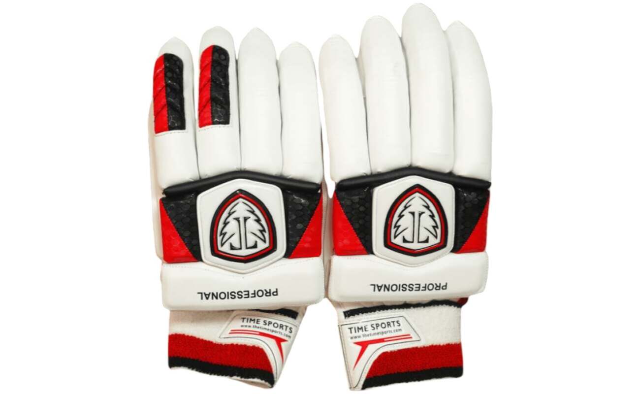 Professional Sausage Batting Gloves (White)