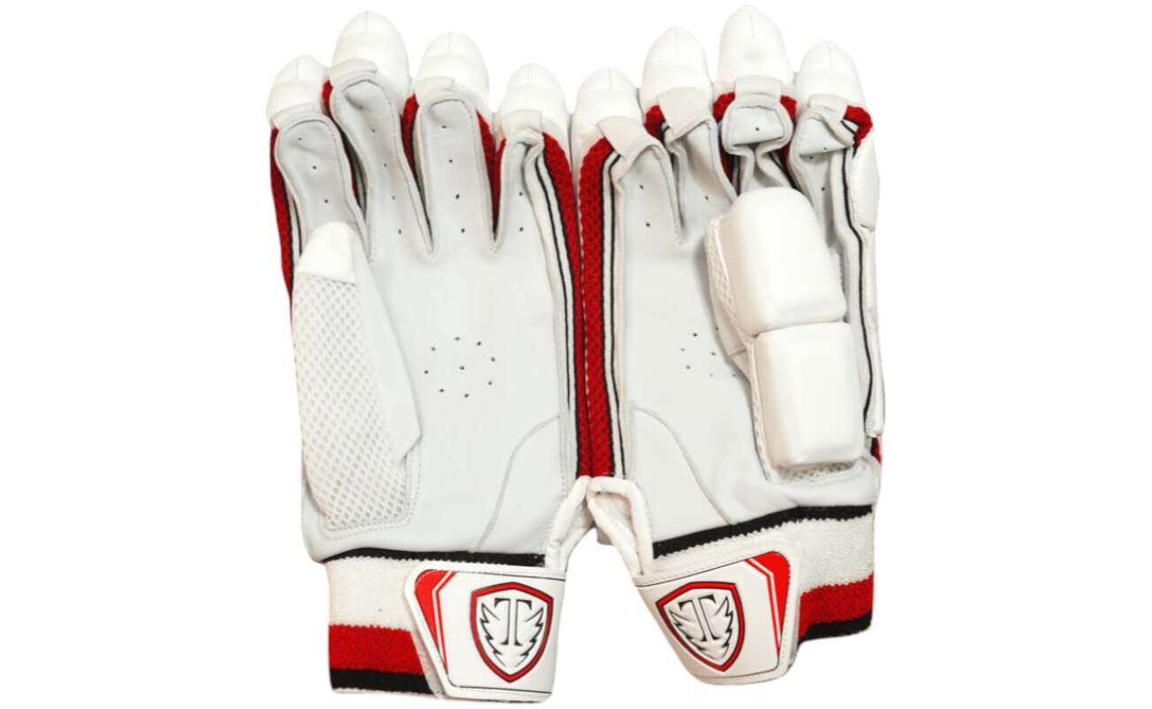 Performance Sausage Batting Gloves (White)