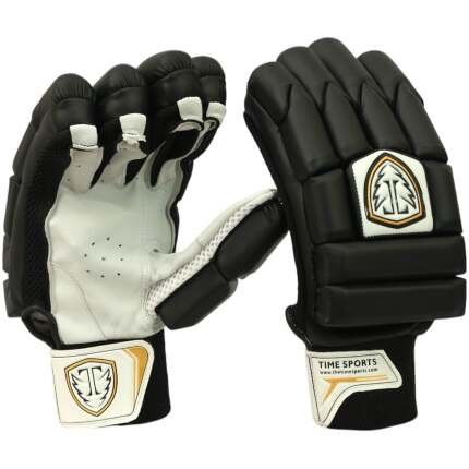 Performance Cut Finger Batting Gloves (Black)