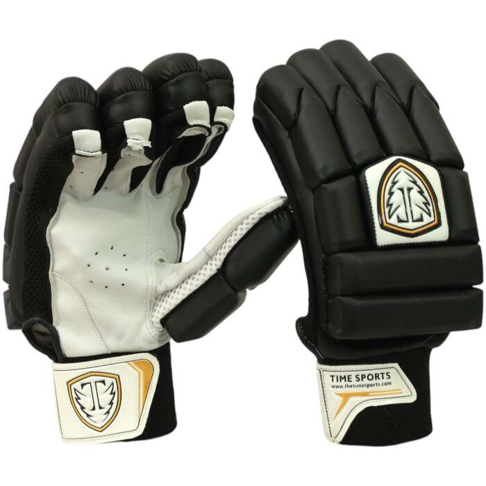 Performance Cut Finger Batting Gloves (Black)