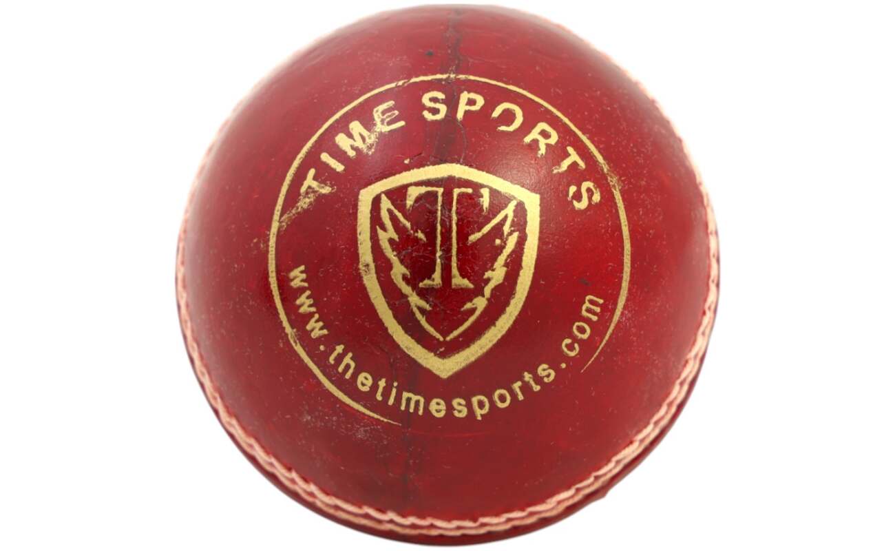Test Red Leather Ball