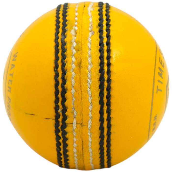Test Yellow Leather Ball - Image 2