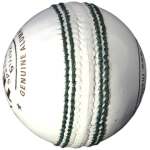 Test White Cricket Leather Ball - Image 2