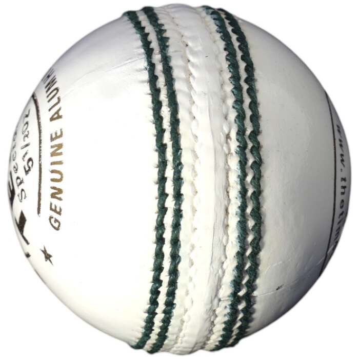 Test White Cricket Leather Ball - Image 2