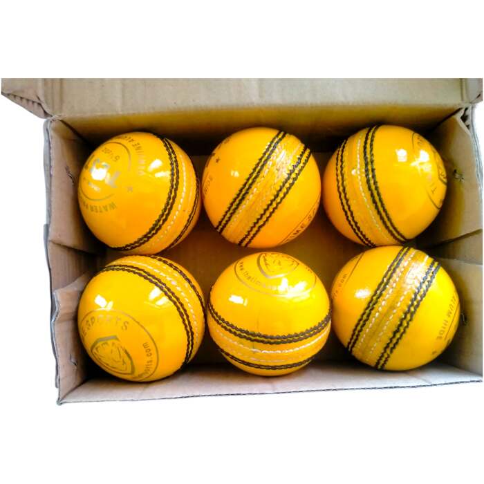 Test Yellow Leather Ball - Image 5
