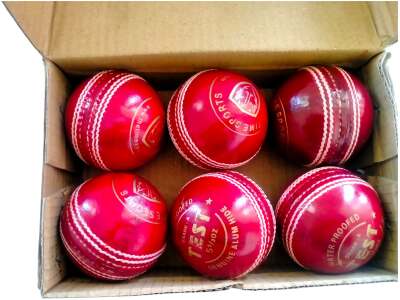 Test Red Leather Ball