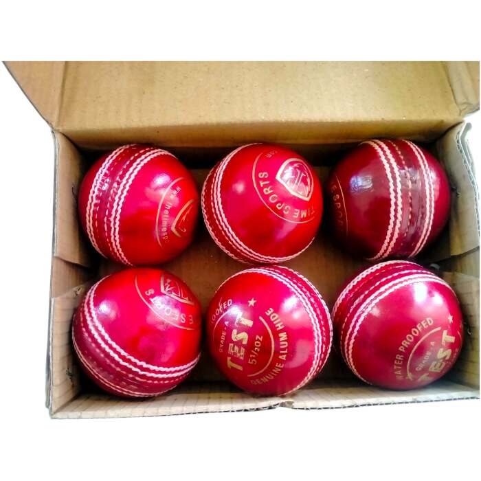 Test Red Leather Ball