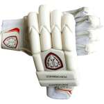 Performance Cut Finger Patat Batting Gloves (White) - Image 3